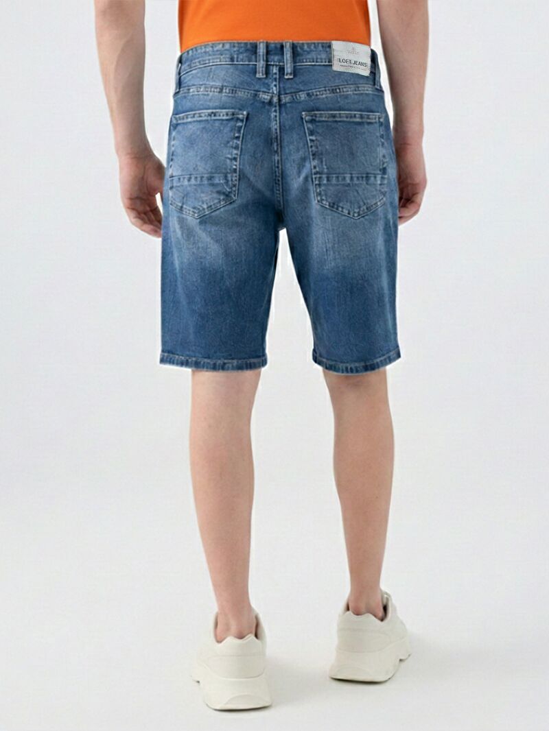 Slim Fit Erkek Şort