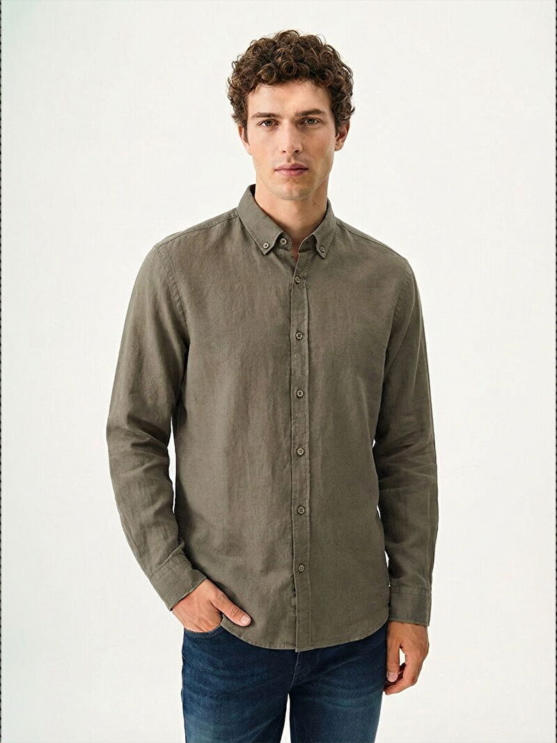 Regular Fit Erkek Gömlek U.kol