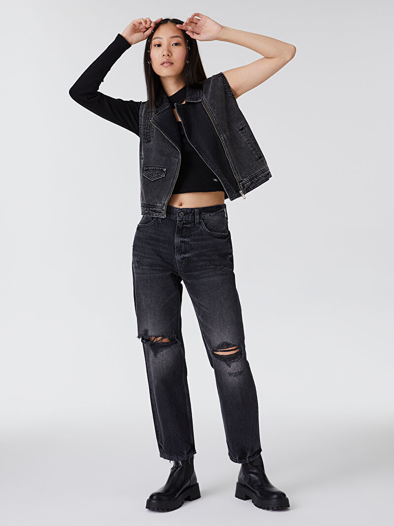 Slim Fit Kadın Yelek