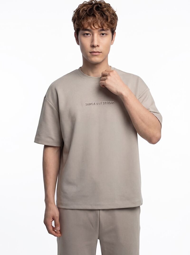 Boxy Fit Erkek Tshirt K.kol