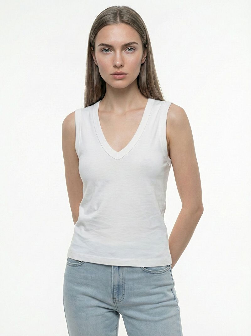 Slim Fit Kadın Bluz K.kol