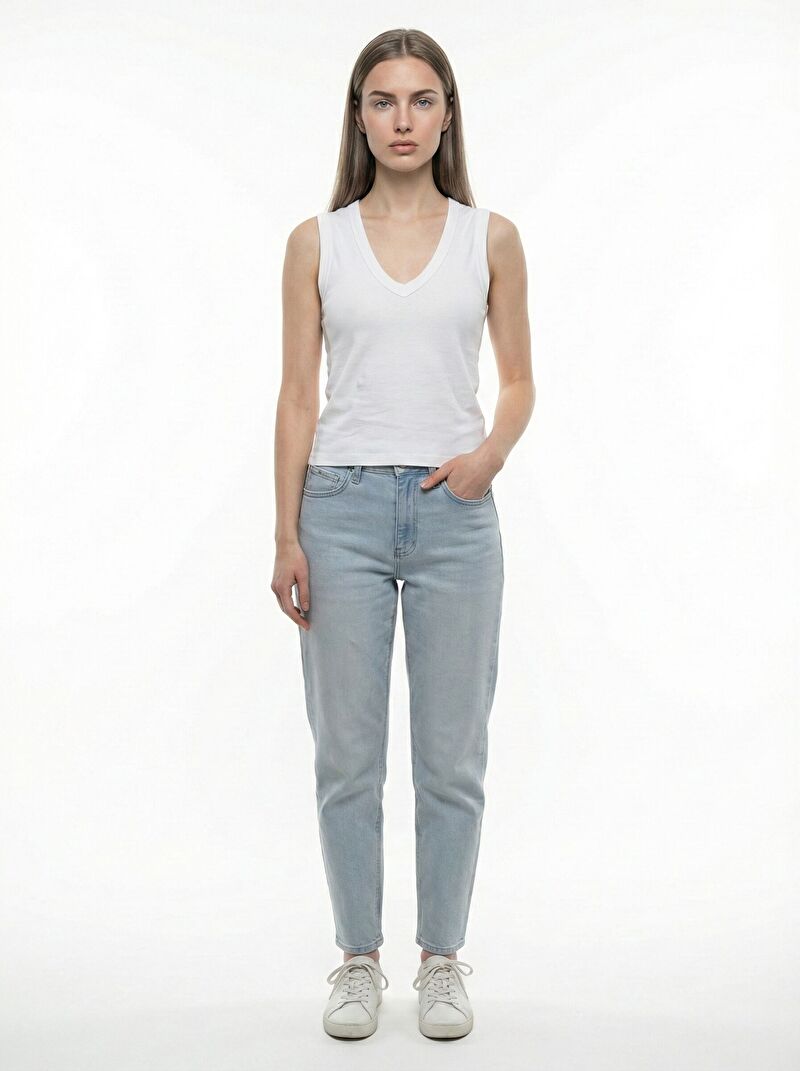 Slim Fit Kadın Bluz K.kol