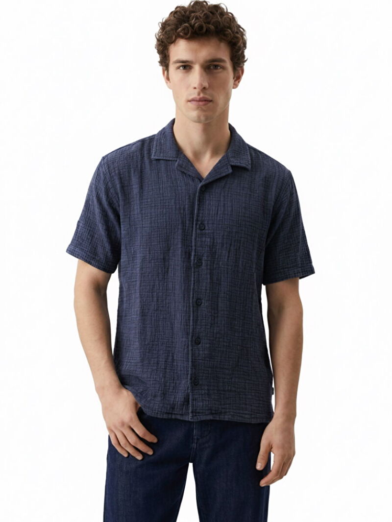 Relax Fit Erkek Gömlek K.kol