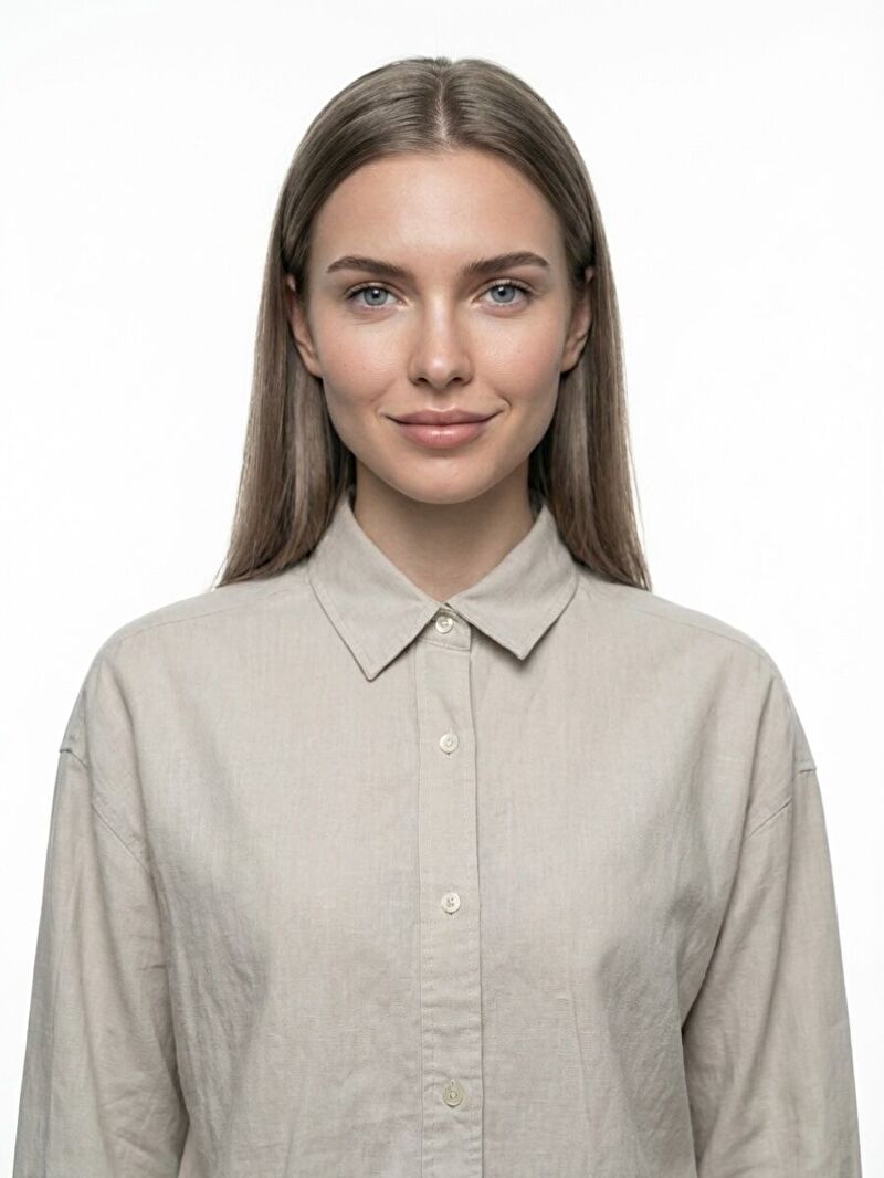 Long Crop Kadın Gömlek U.kol