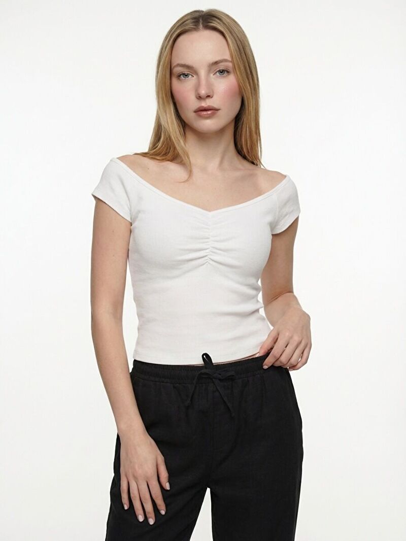 Slim Fit Kadın Bluz K.kol