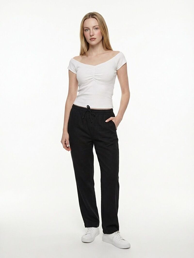 Slim Fit Kadın Bluz K.kol