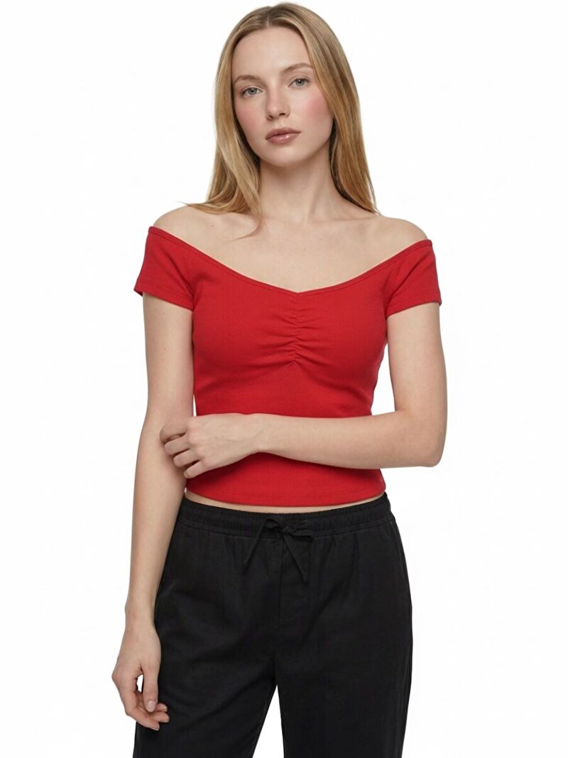 Slim Fit Kadın Bluz K.kol