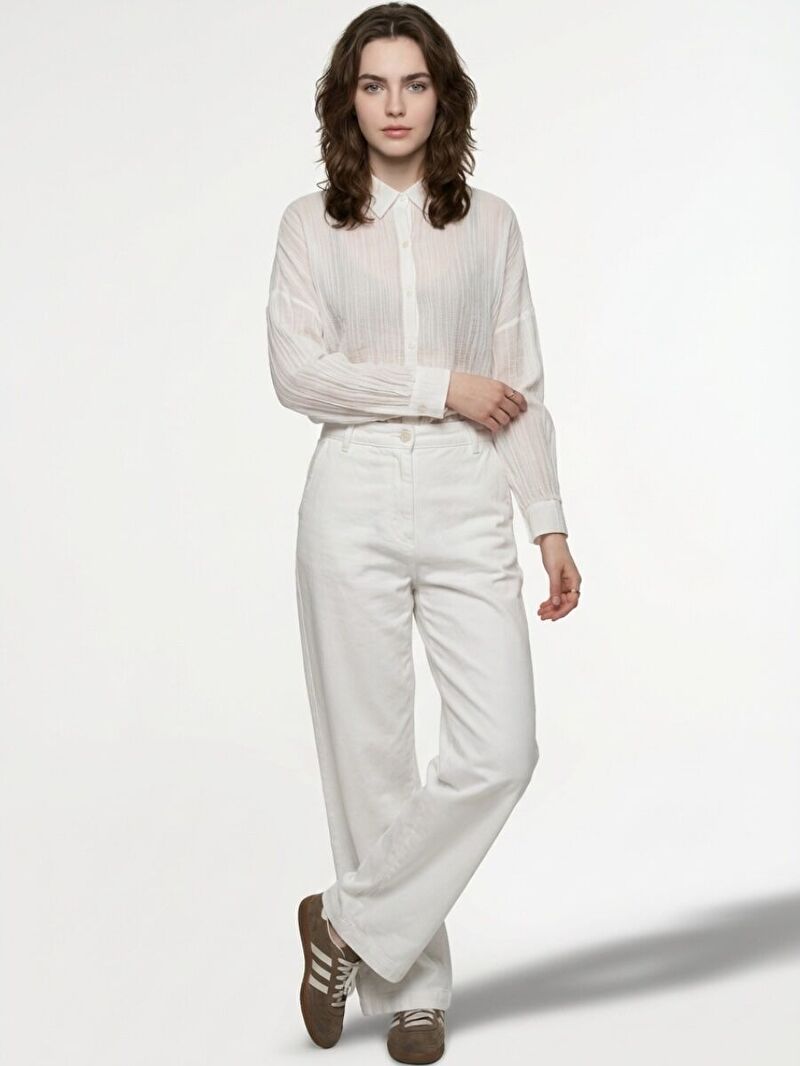 Straight Fit Kadın Pantolon