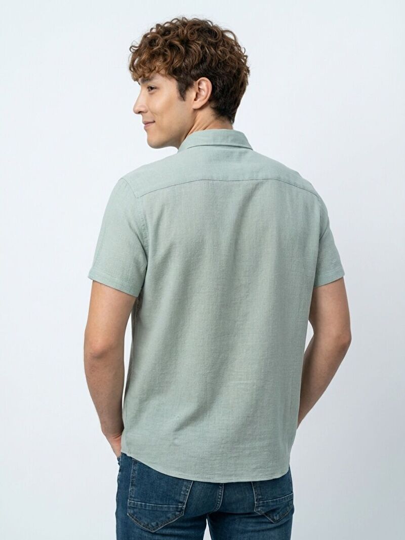 Regular Fit Erkek Gömlek K.kol