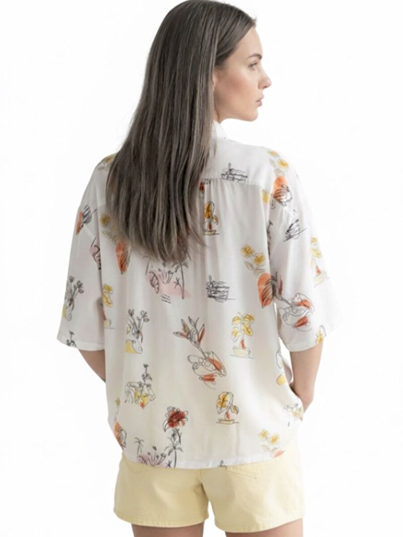 Relax Fit Kadın Gömlek K.kol