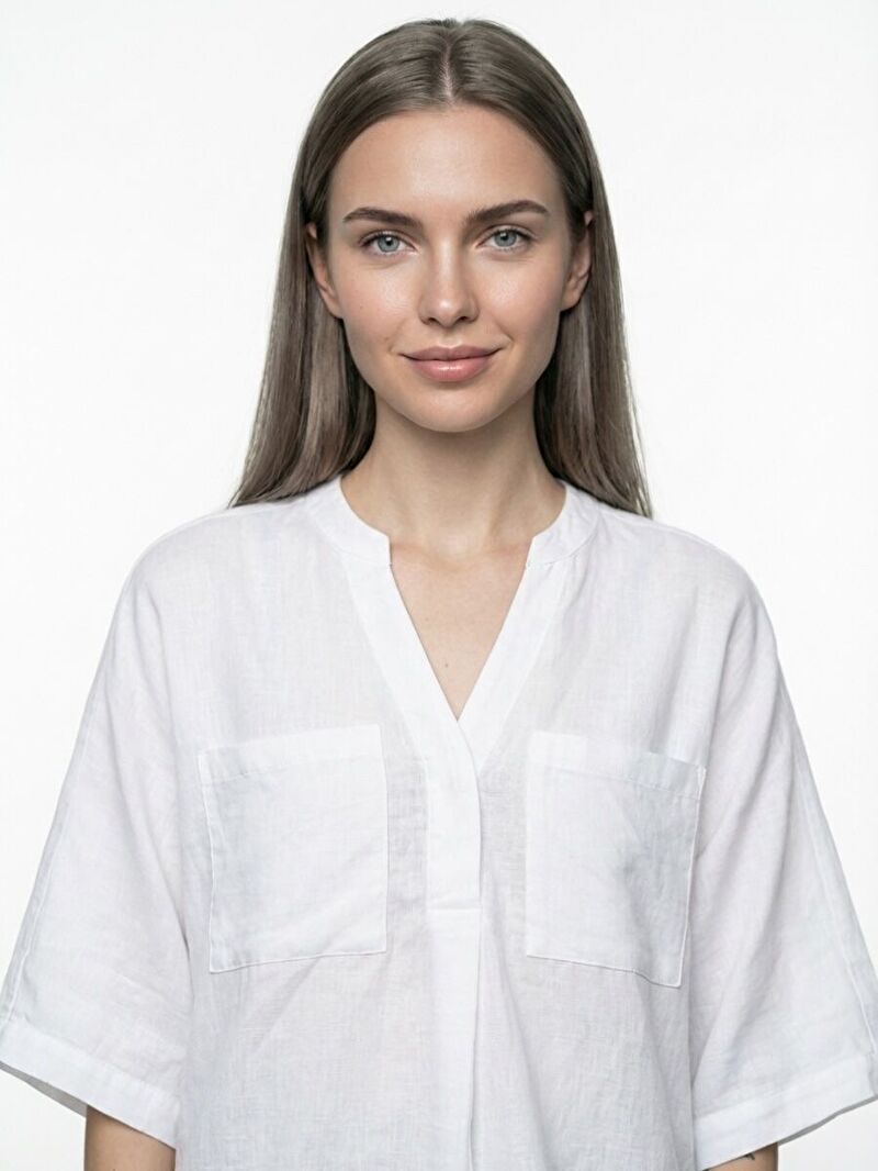 Loose Fit Kadın Gömlek K.kol