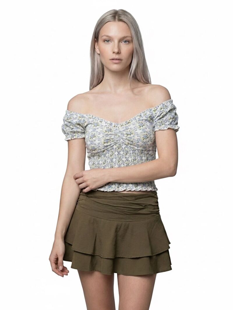 Slim Fit Kadın Bluz K.kol