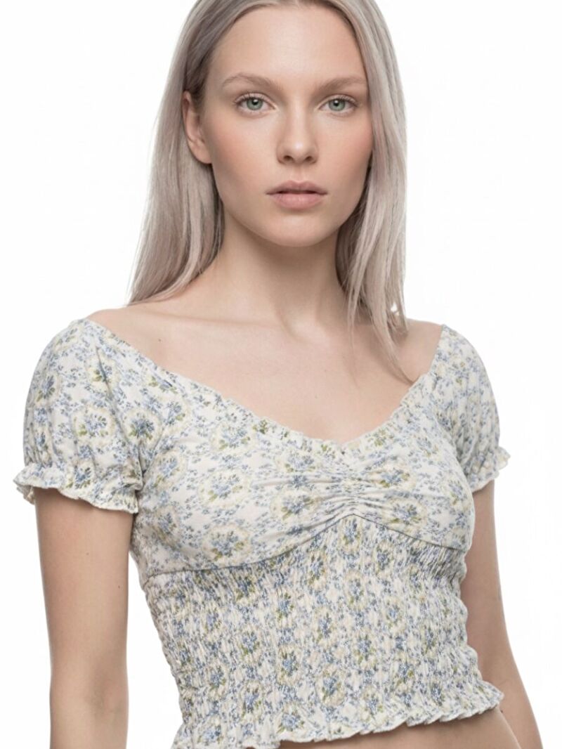 Slim Fit Kadın Bluz K.kol