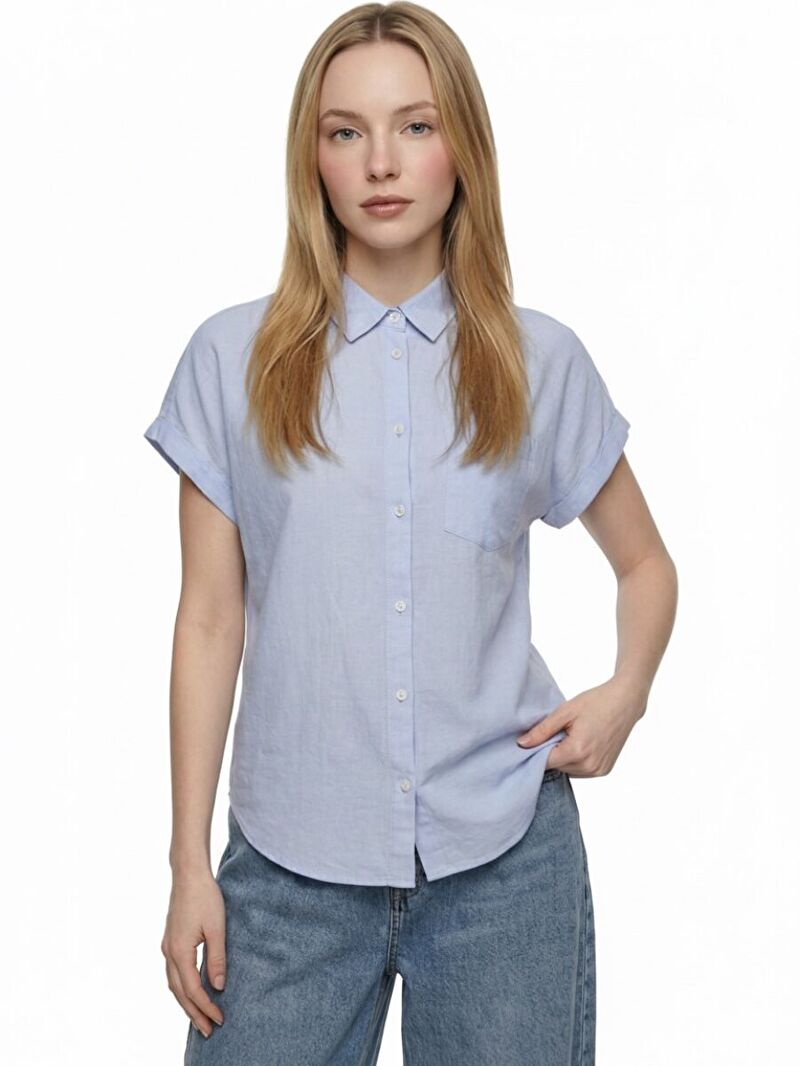 Loose Fit Kadın Gömlek K.kol