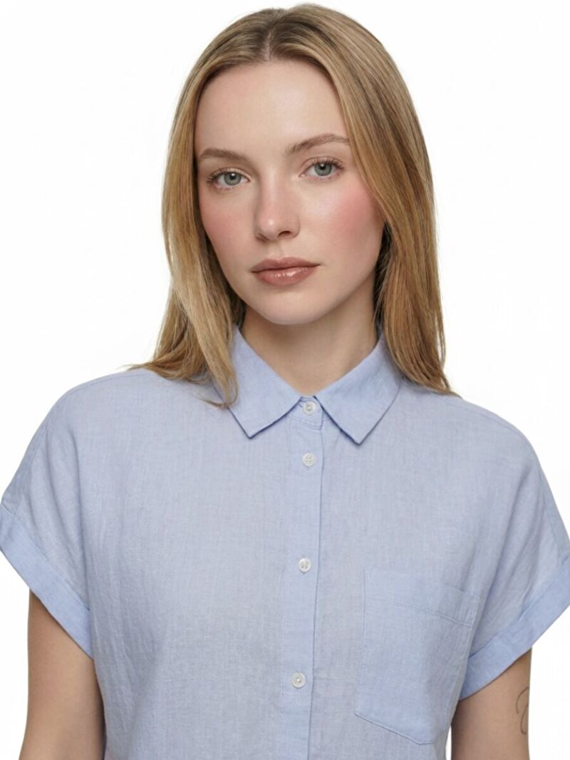 Loose Fit Kadın Gömlek K.kol