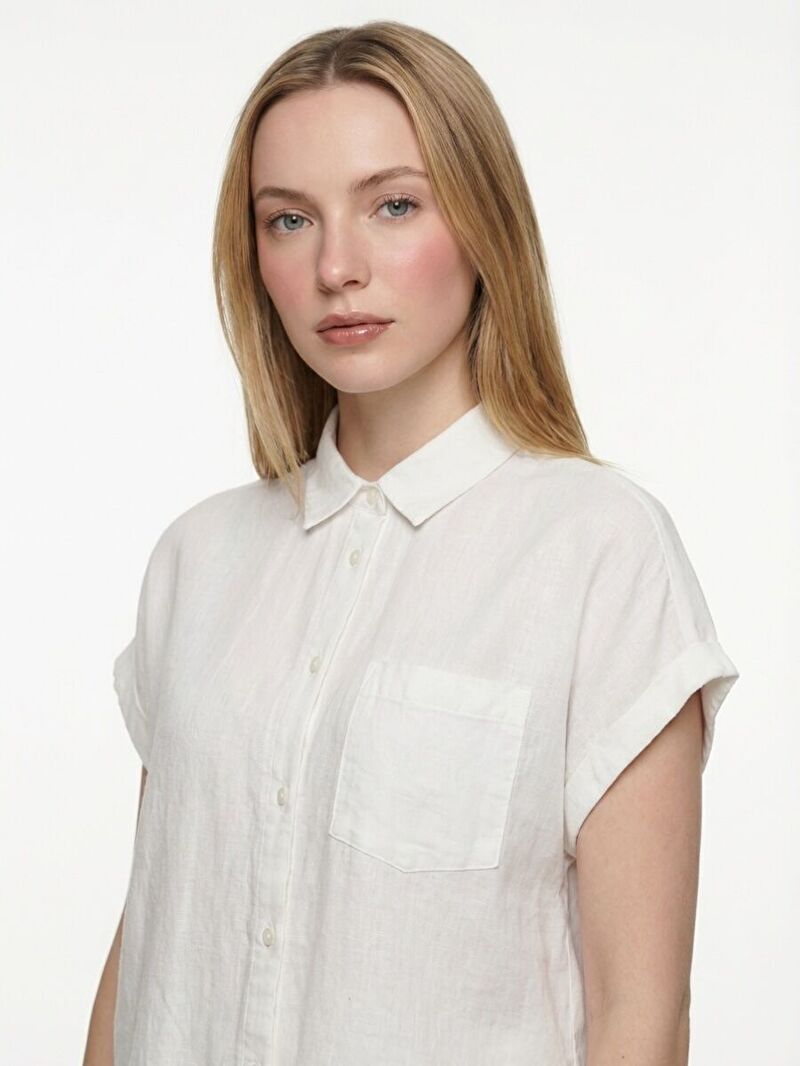 Loose Fit Kadın Gömlek K.kol