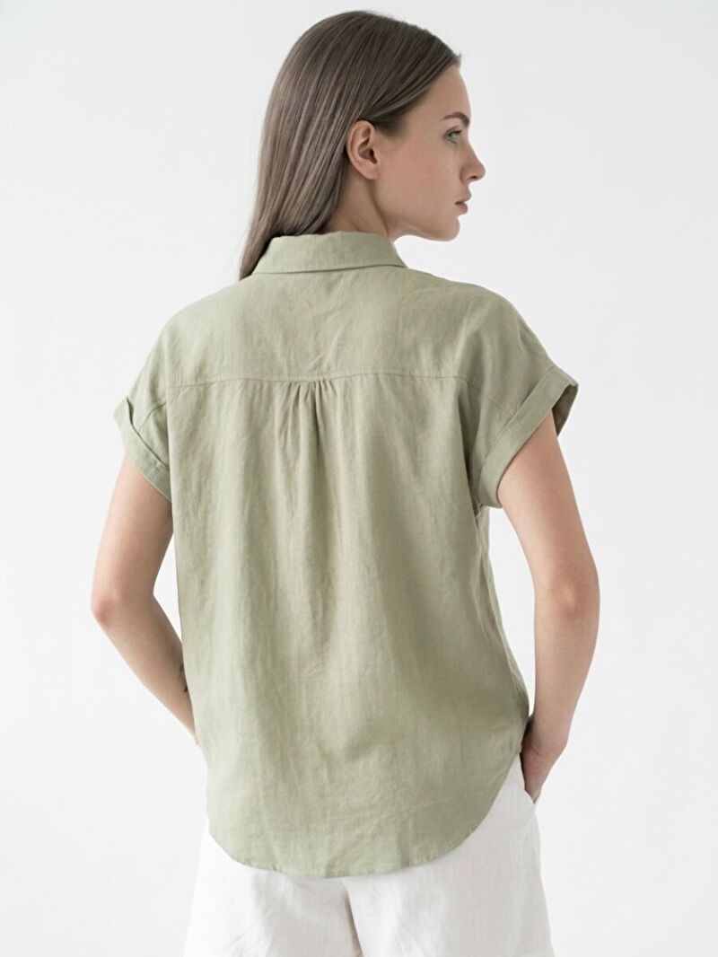 Loose Fit Kadın Gömlek K.kol