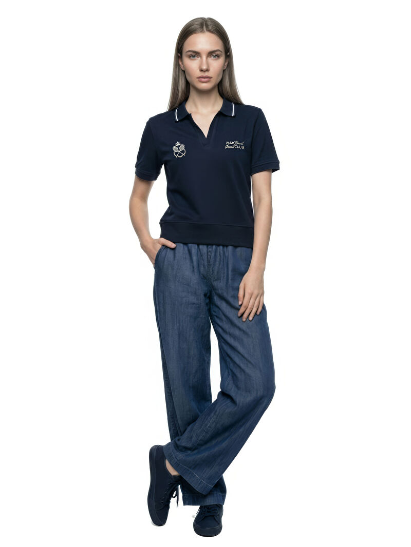Regular Fit Kadın Polo K.kol