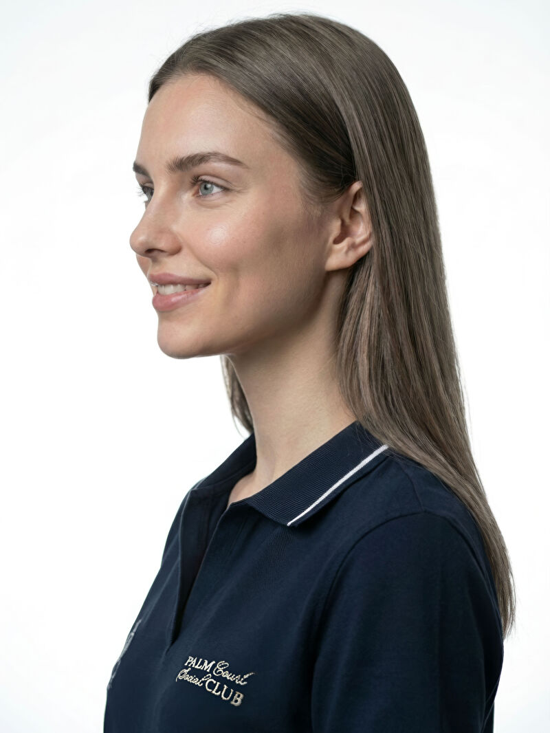Regular Fit Kadın Polo K.kol