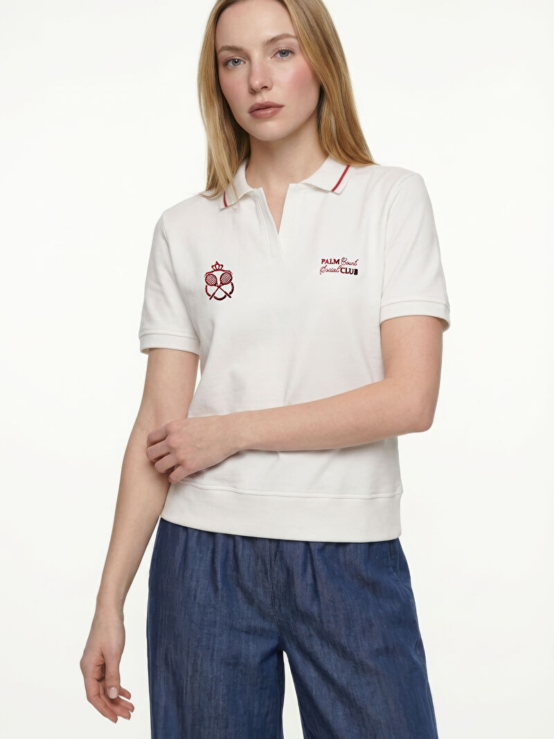 Regular Fit Kadın Polo K.kol