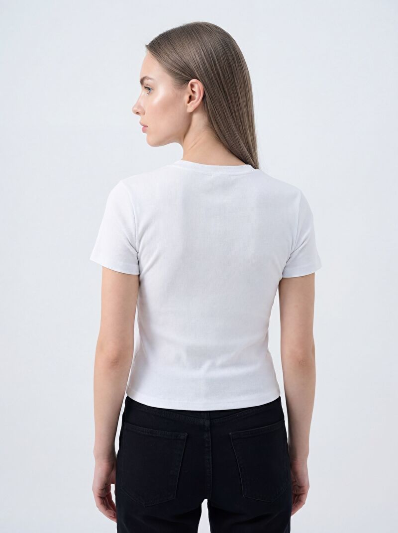 Slim Fit Kadın Tshirt K.kol