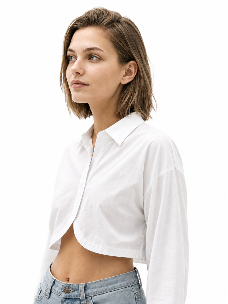 Regular Fit Kadın Gömlek U.kol