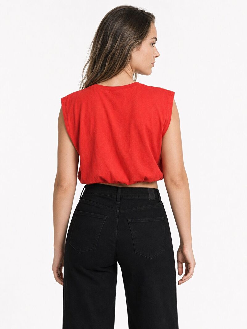 Crop Kadın Tshirt K.kol