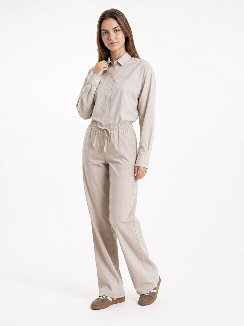 Straight Fit Kadın Pantolon