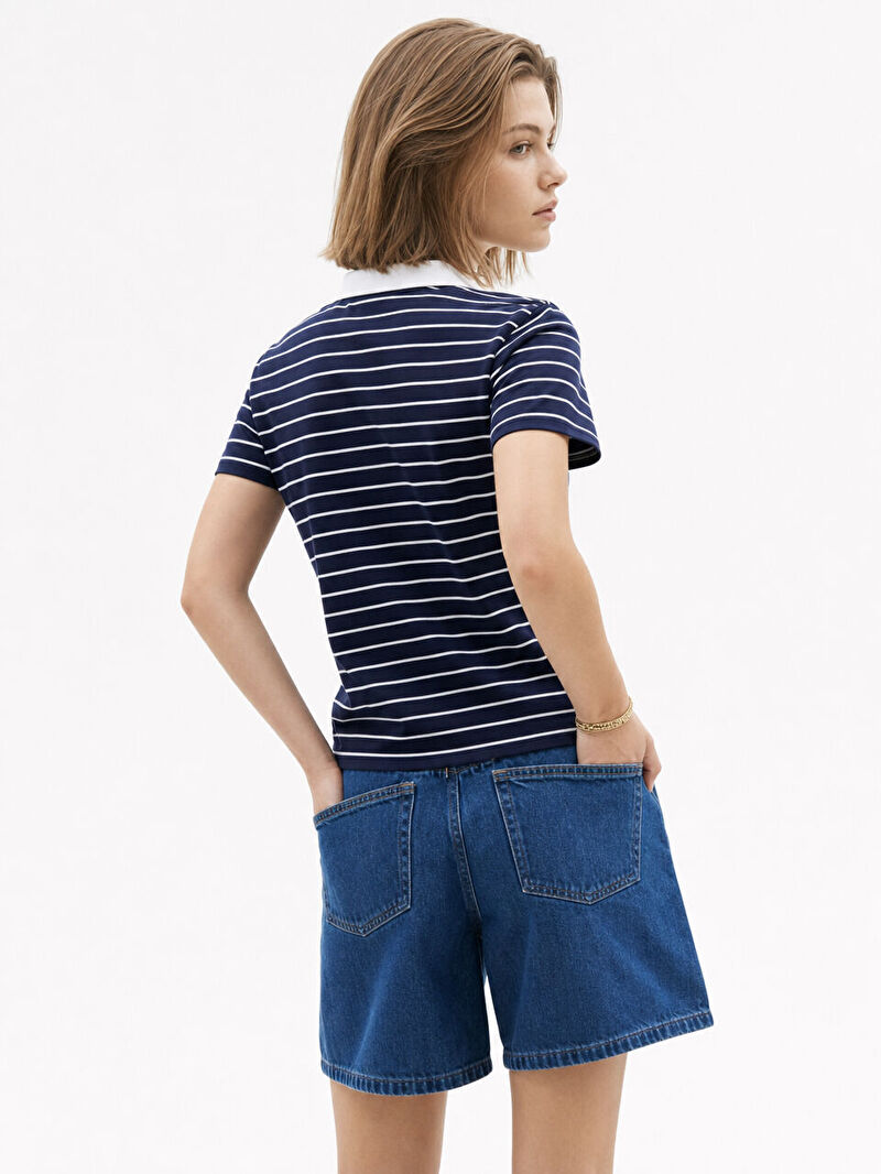 Regular Fit Kadın Polo K.kol
