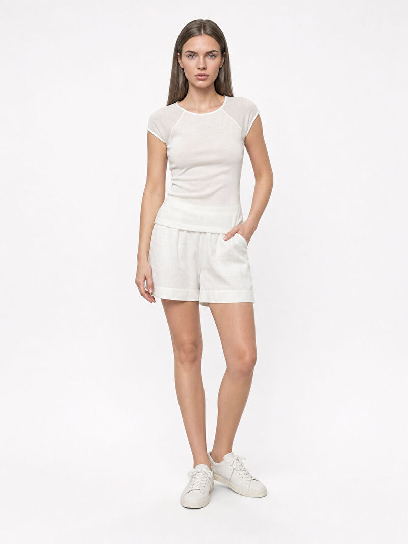 Slim Fit Kadın Tshirt K.kol