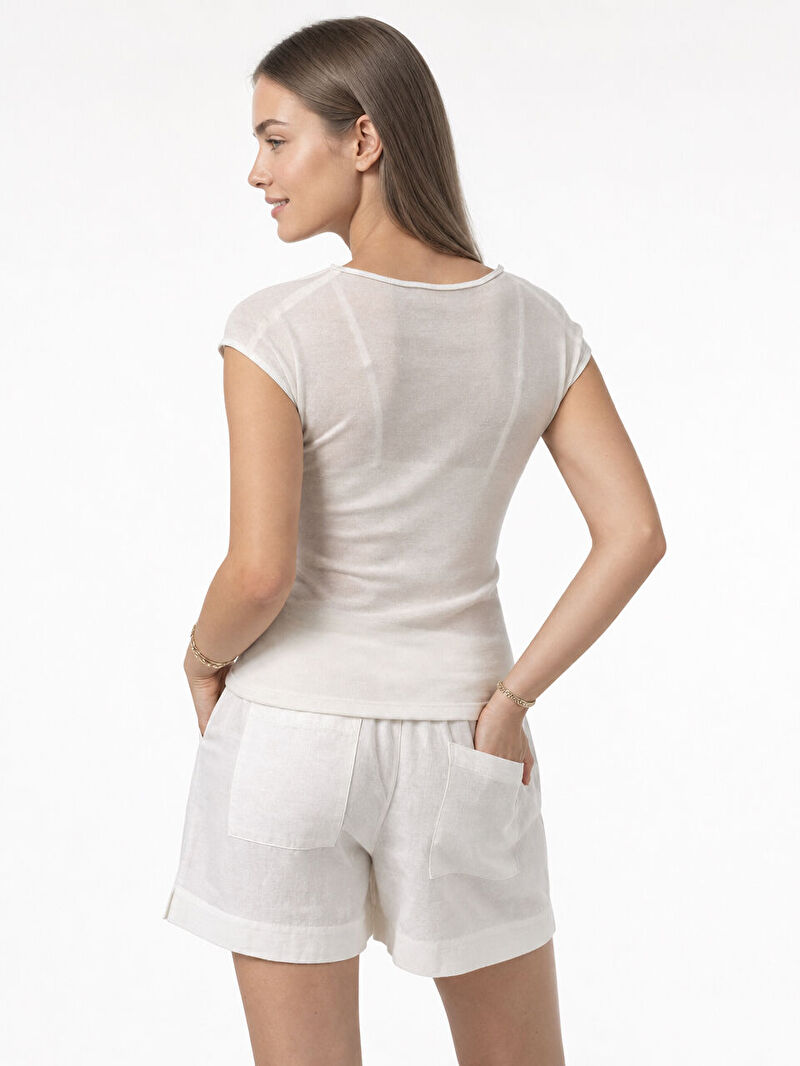 Slim Fit Kadın Tshirt K.kol