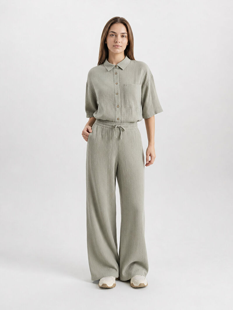 Straight Fit Kadın Pantolon
