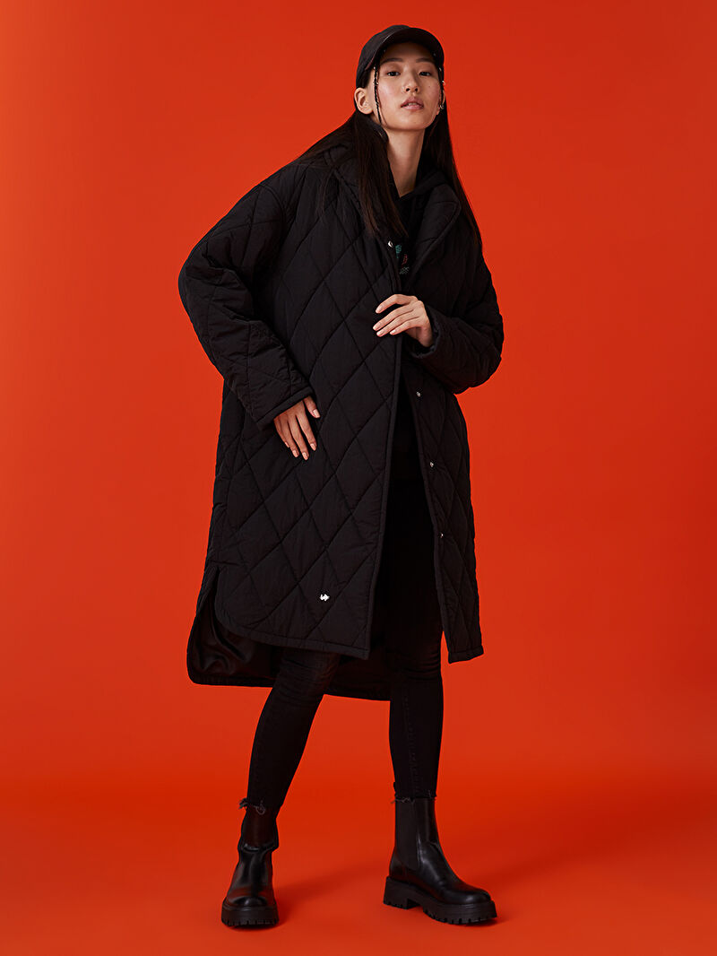 Loose Fit Kadın Kaban