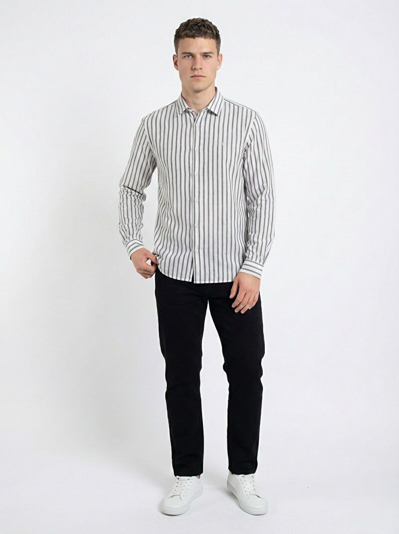 Regular Fit Erkek Gömlek U.kol