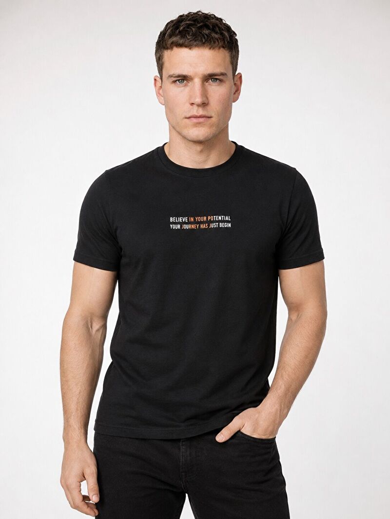 Regular Fit Erkek Tshirt K.kol