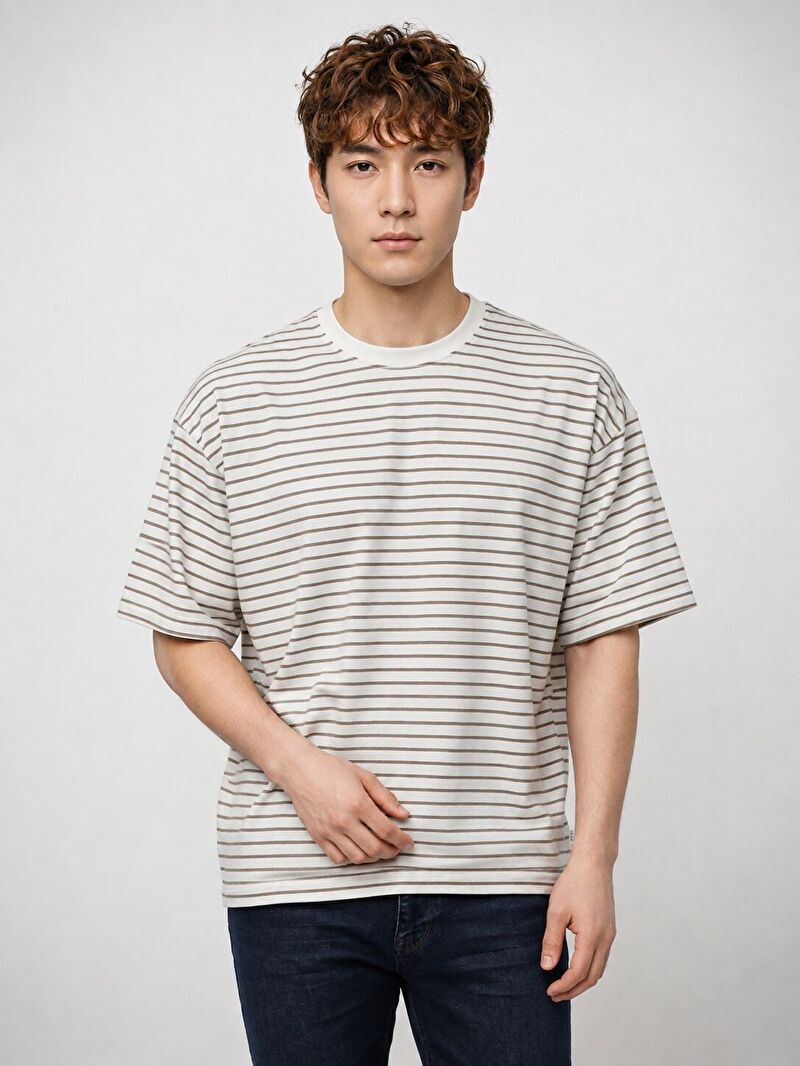 Boxy Fit Erkek Tshirt K.kol