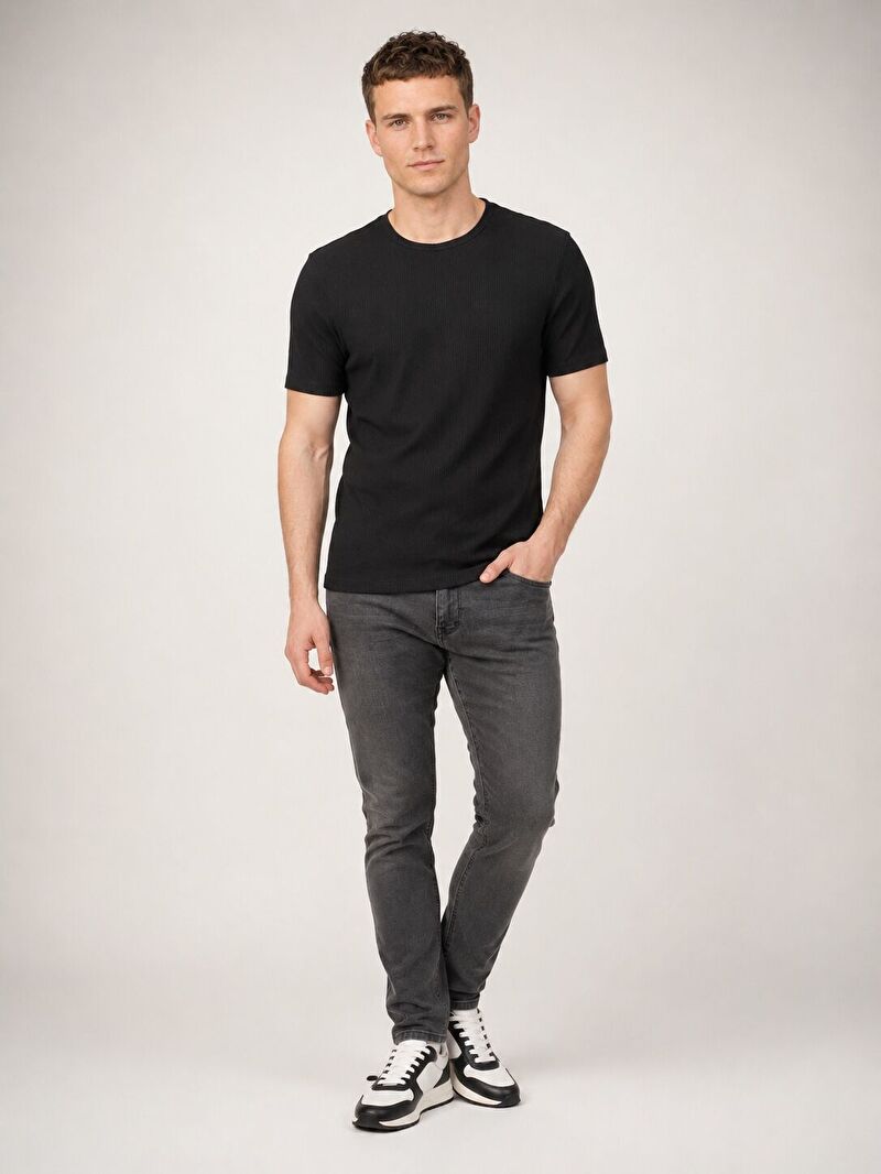 Regular Fit Erkek Tshirt K.kol