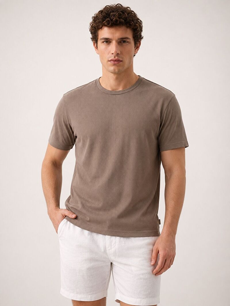 Regular Fit Erkek Tshirt K.kol