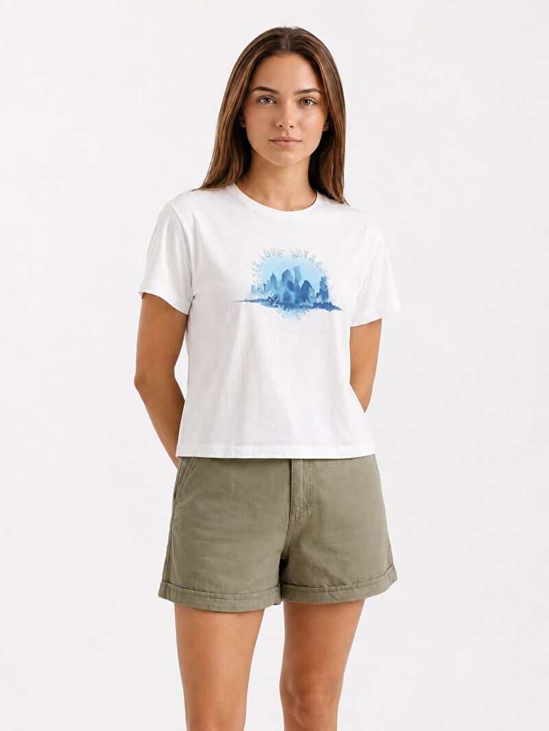 Boxy Fit Kadın Tshirt K.kol