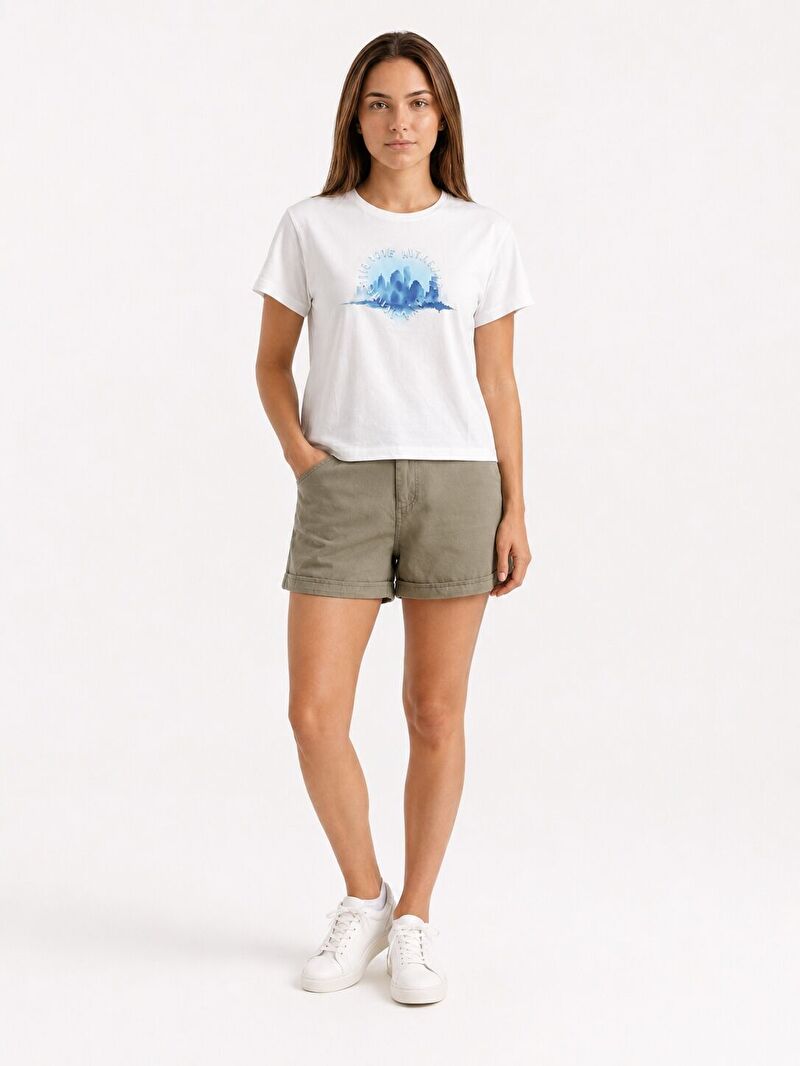 Boxy Fit Kadın Tshirt K.kol
