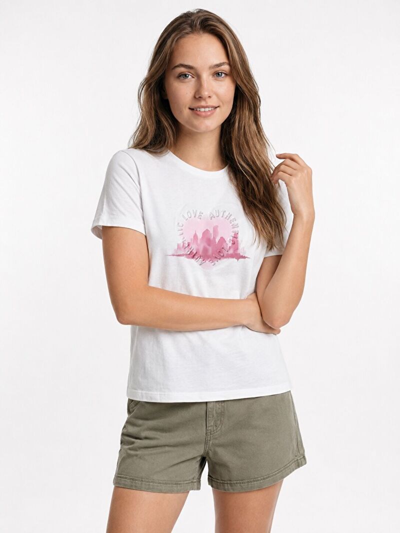 Boxy Fit Kadın Tshirt K.kol