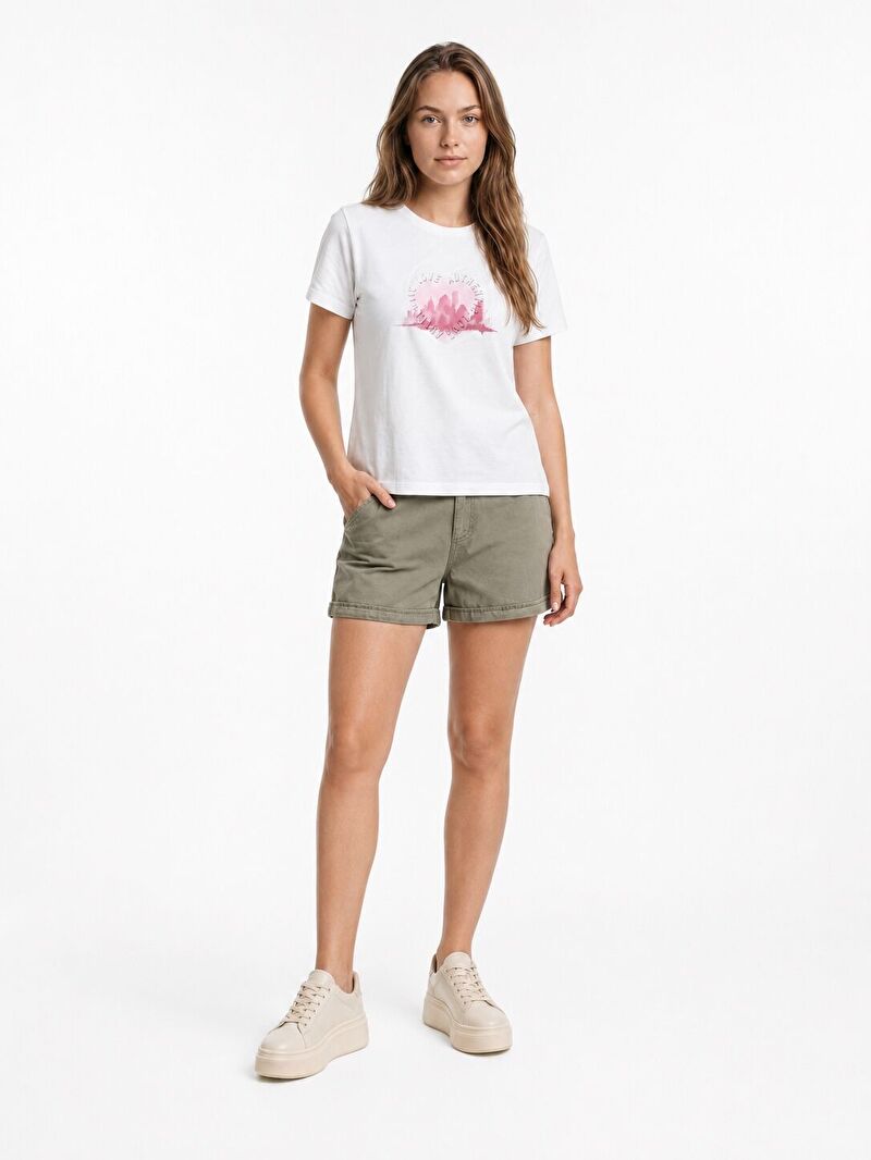 Boxy Fit Kadın Tshirt K.kol