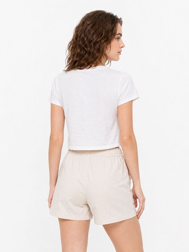 Crop Kadın Tshirt K.kol