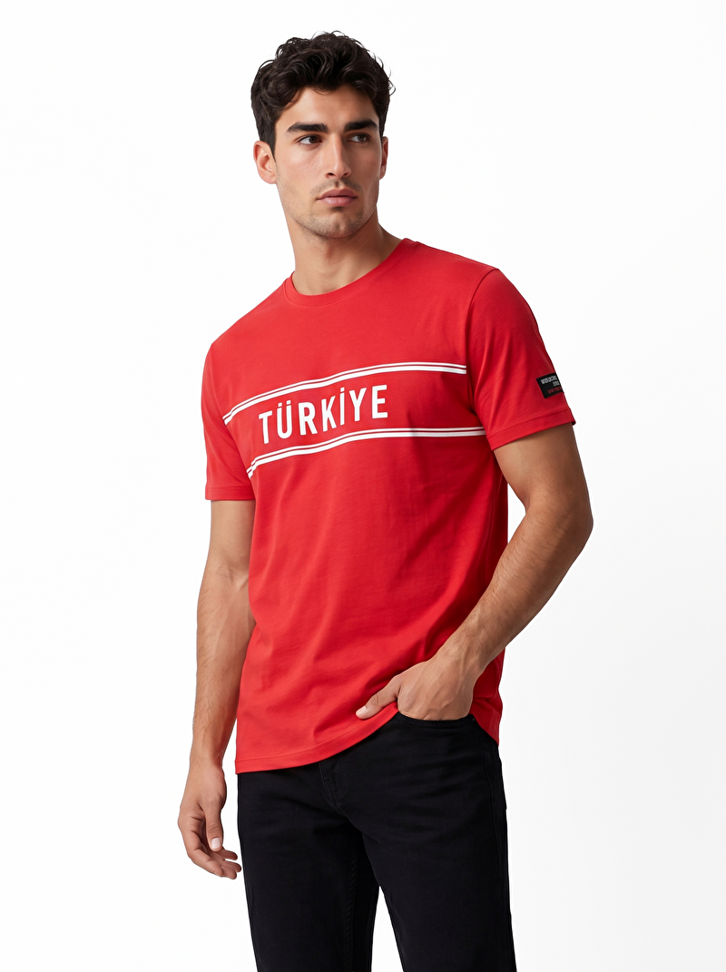 Regular Fit Erkek Tshirt K.kol