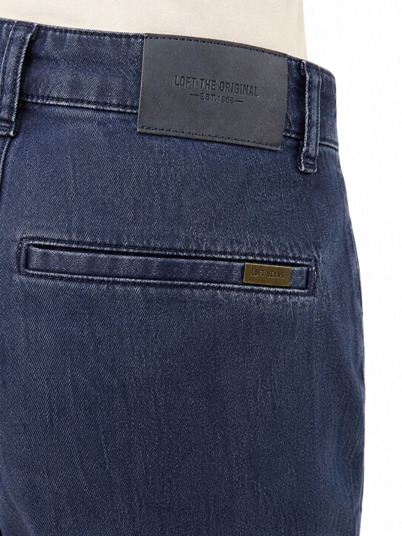 Denim Chino Relaxed Tapered Erkek Pantolon