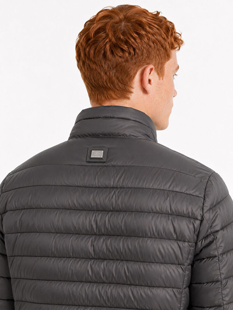Erkek Yeşil Balıkçı Yaka Regular Fit Mont