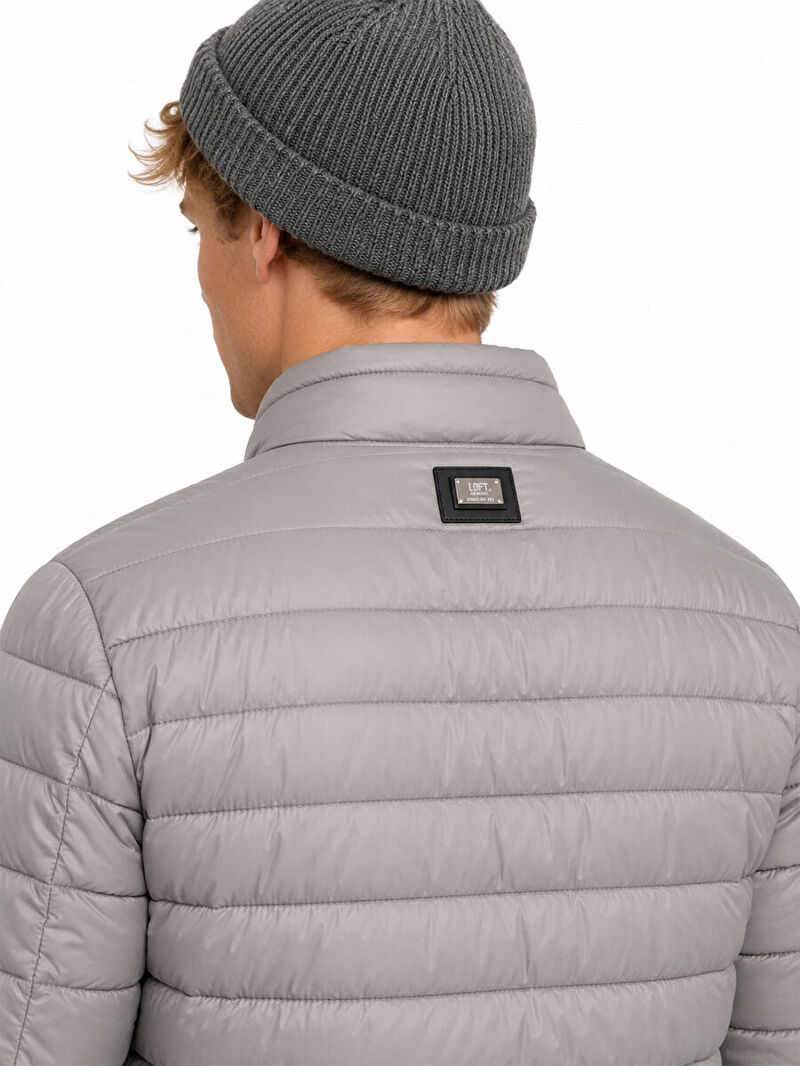 Erkek Kahverengi Balıkçı Yaka Regular Fit Mont