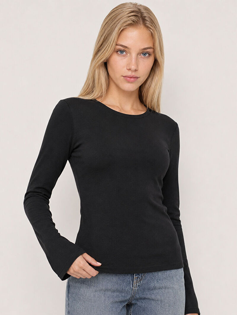 Regular Fit Kadın Tshirt U.kol