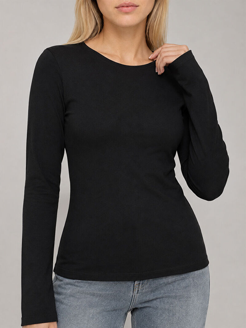 Regular Fit Kadın Tshirt U.kol