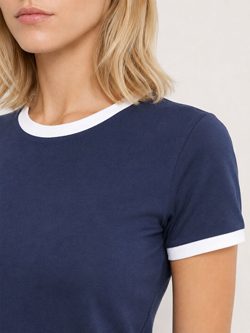 Slim Fit Kadın Tshirt K.kol